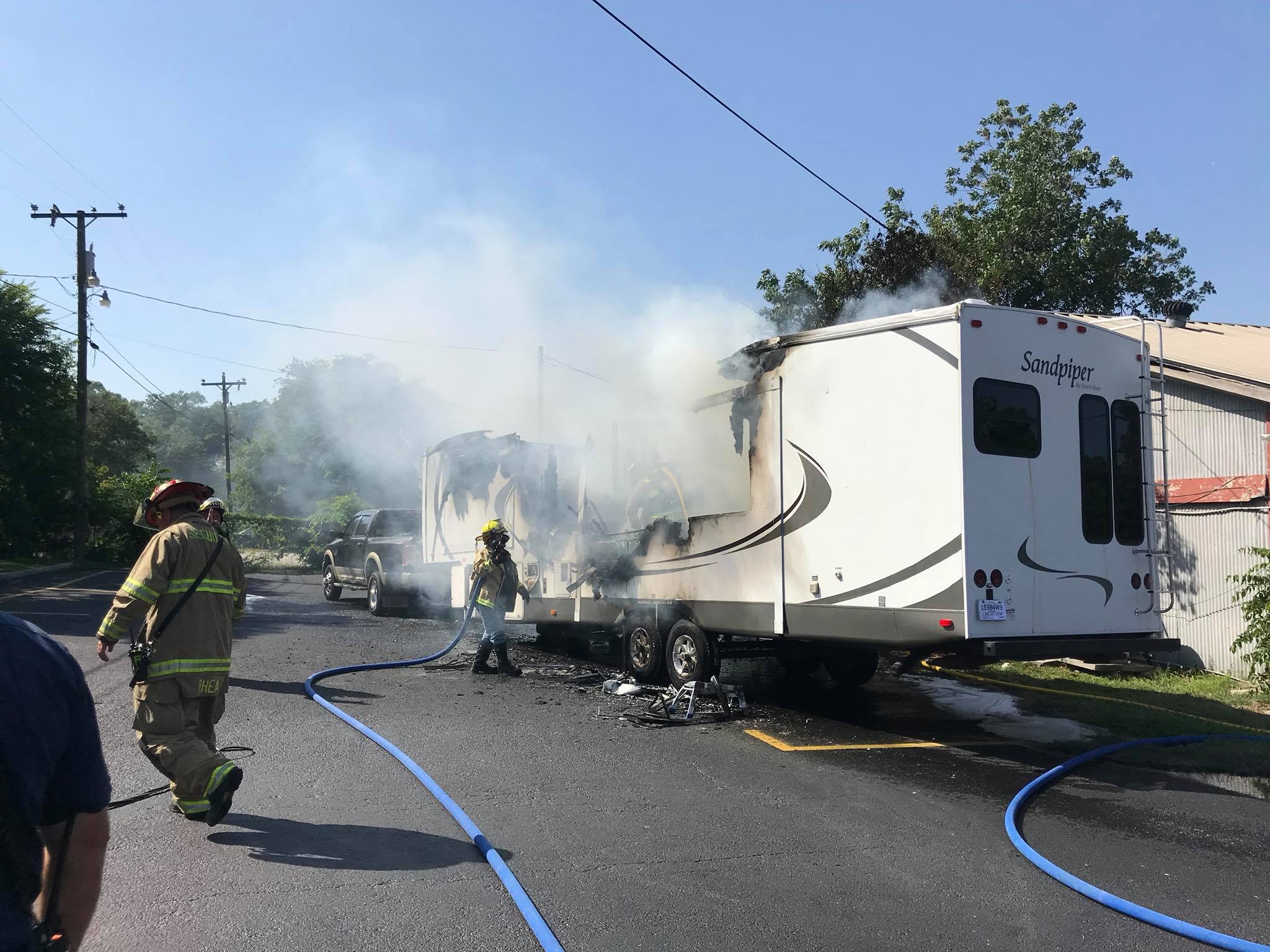 RV fire