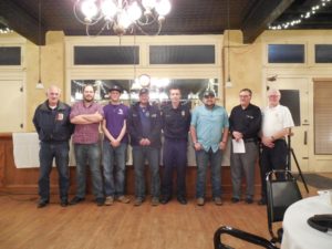 installation of officers at McQueeney VFD