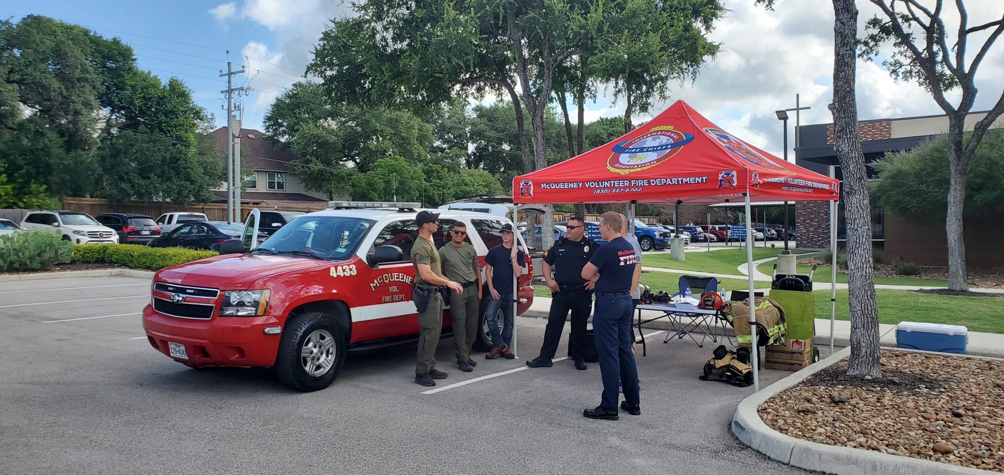 McQueeney VFD Celebrate Father’s Day at “Popsicles with Pop” Harley and